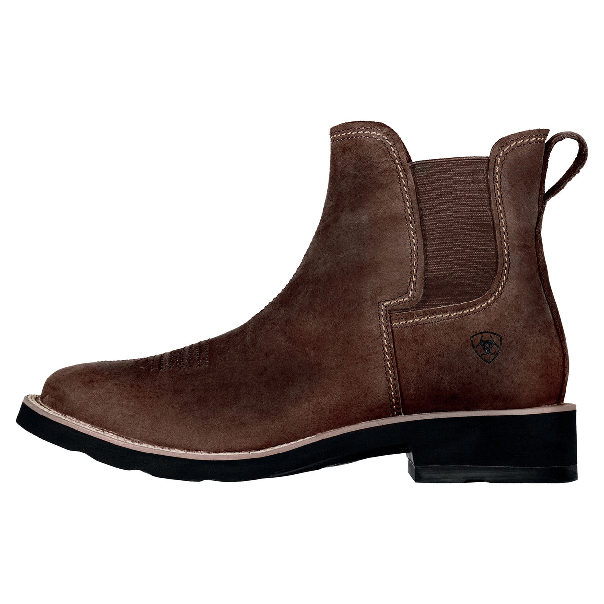 Ariat Men's Ambush Boot in Distressed Brown Side
