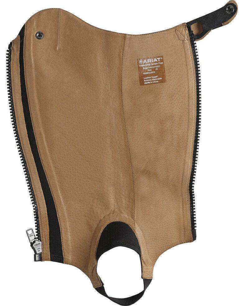 Ariat Unisex Close Contour Chap in Black Leather Detail