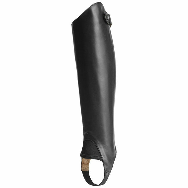 Ariat Unisex Close Contour Chap in Black Leather Front