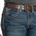 Men's M5 Slim Boundary Stackable Straight Leg Jeans in Gulch 10014010 Ariat front