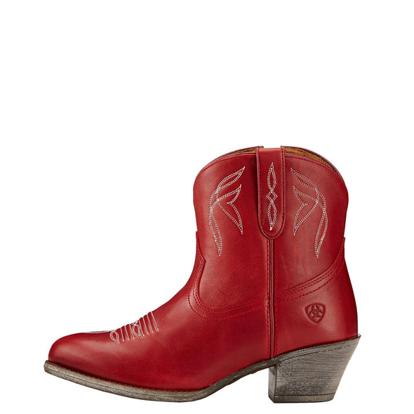 Women's Darlin Western Boots in Rosy Red 10017324 Ariat side