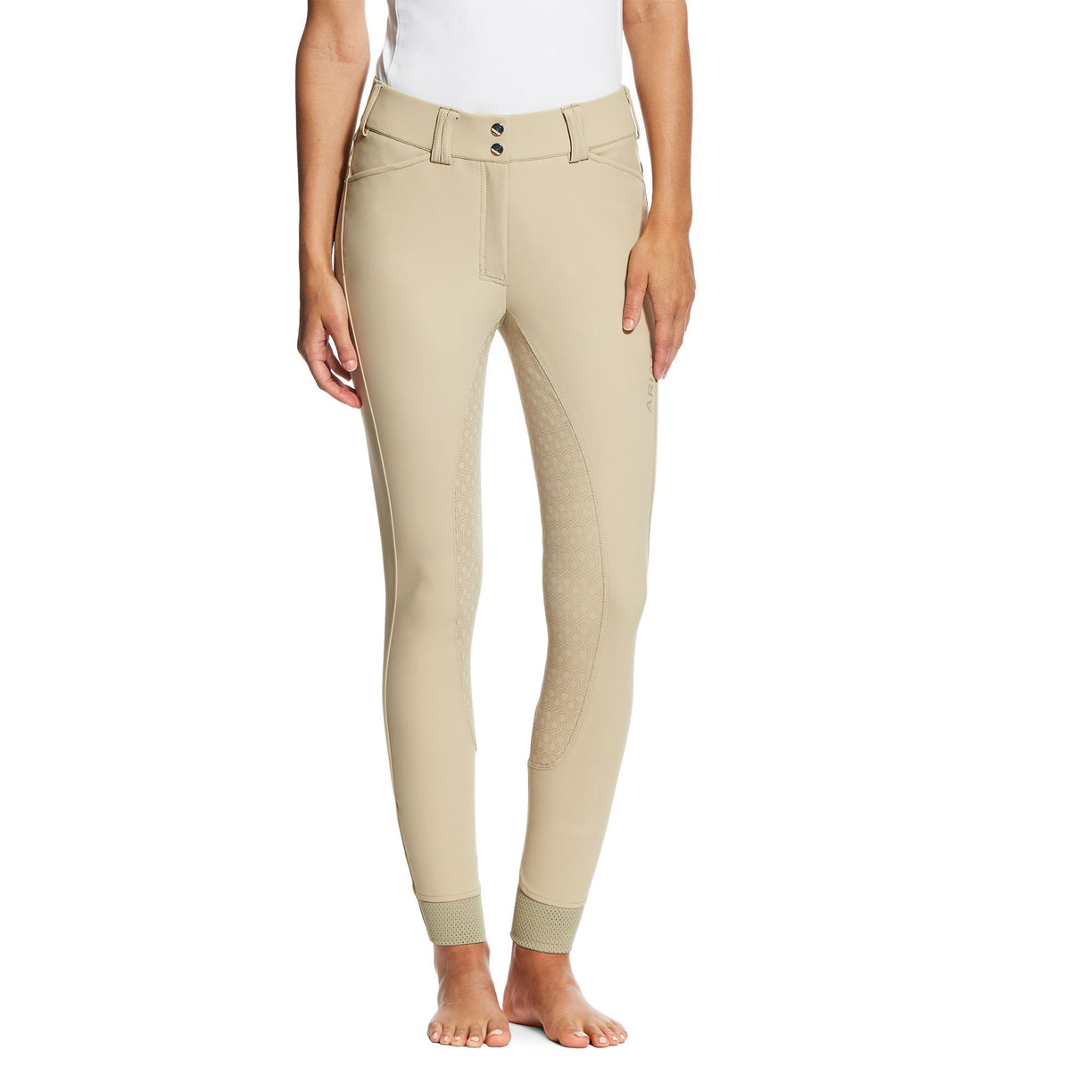 Ariat Women's Tri Factor Grip Full Seat Breech Tan 10021777