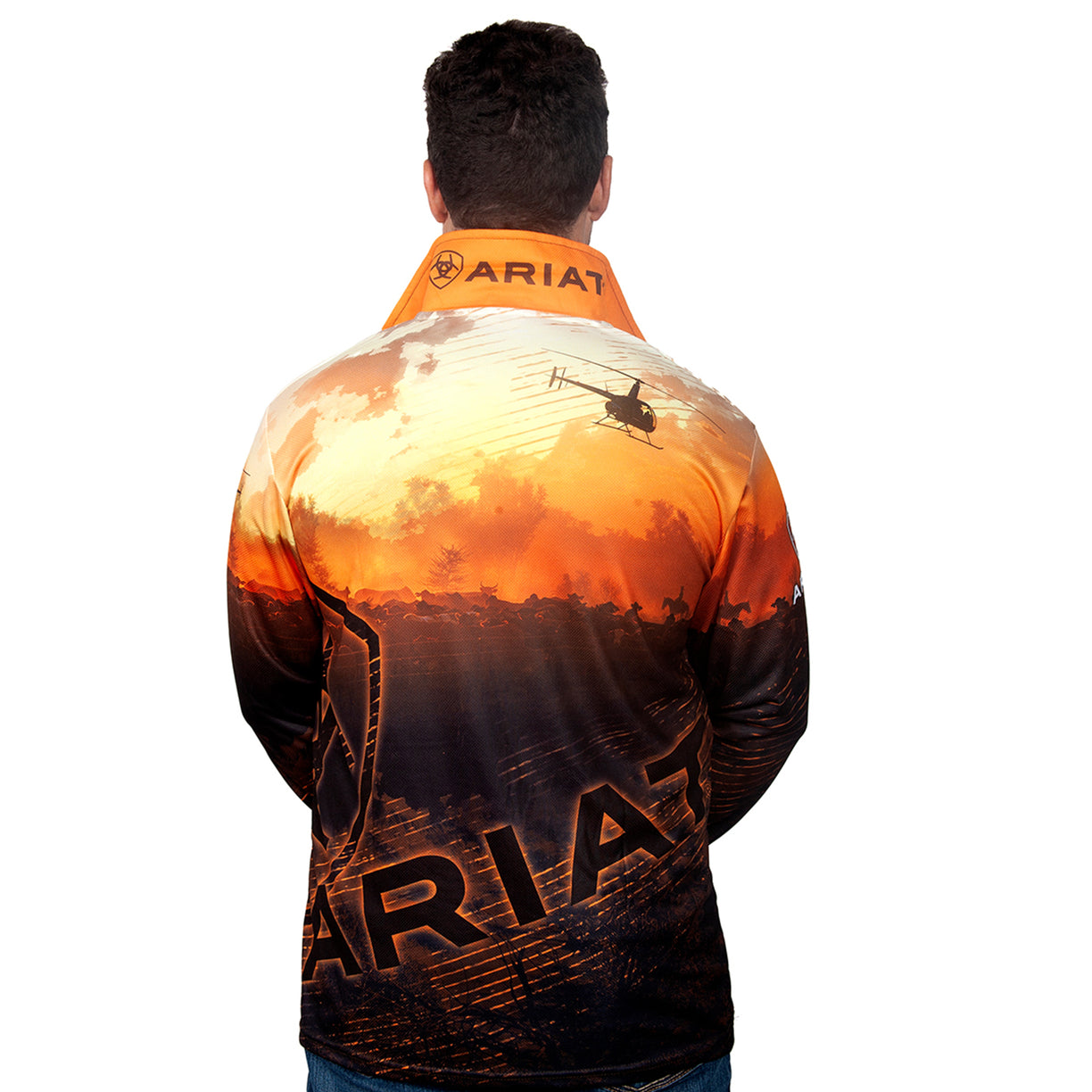 Ariat Unisex Fishing Shirt Western 1002CLSP back