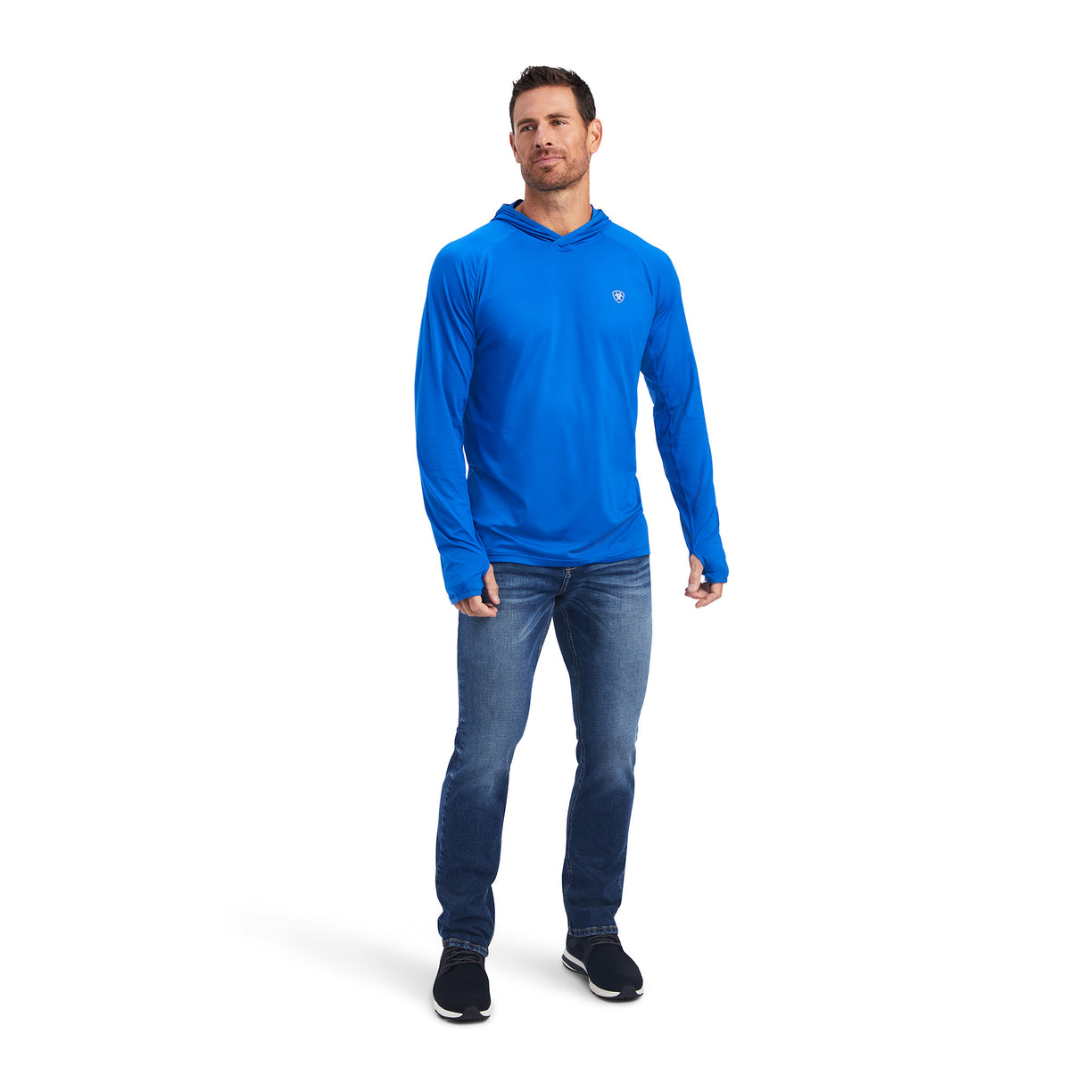 Ariat Men's Cornell Baselayer in Olympian Blue Full