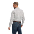 Ariat Men's Beaumont Classic Fit Shirt in White Colour Black