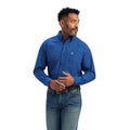 Ariat Men's Benedict Classic Fit Shirt in Classic Blue Colour Front
