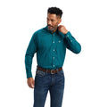 Ariat Men's Benson Classic Fit Shirt in Everglade Colour Front