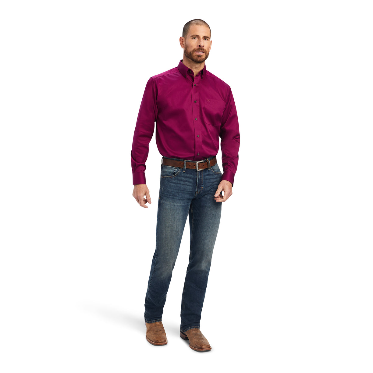 Solid Twill Classic Fit Shirt