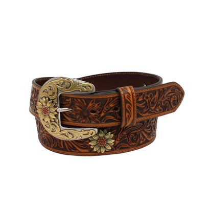 Floral Tooled Belt
