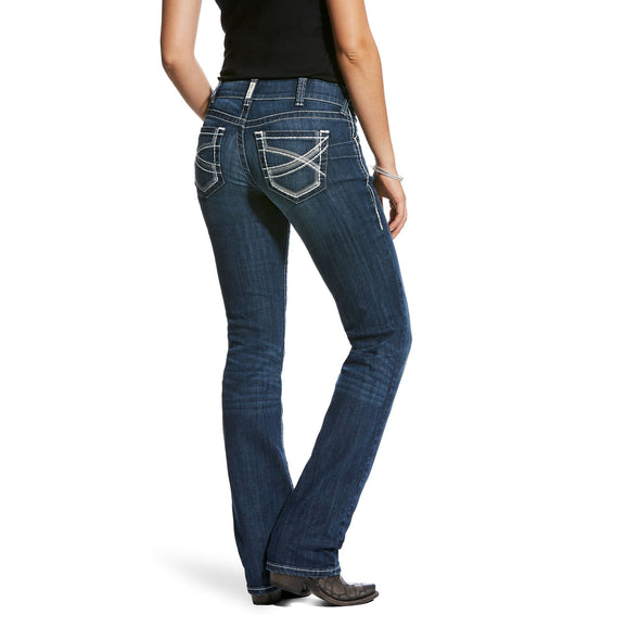 Ariat R.E.A.L.™ Mid Rise Stretch Straight Ivy Dresden 10024300 back