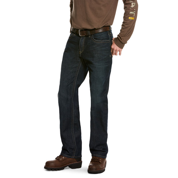Jeans Ariat Rebar M4 Slim Fit - Durastretch Para Trabalho Masculino