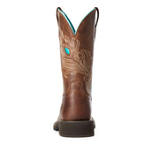 Women's Bright Eyes II Western Boots in Weathered Brown 10033983 Ariat heel