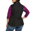 Women's REAL Crius Vest 10032984 Black, X-Small by Ariat extended Back