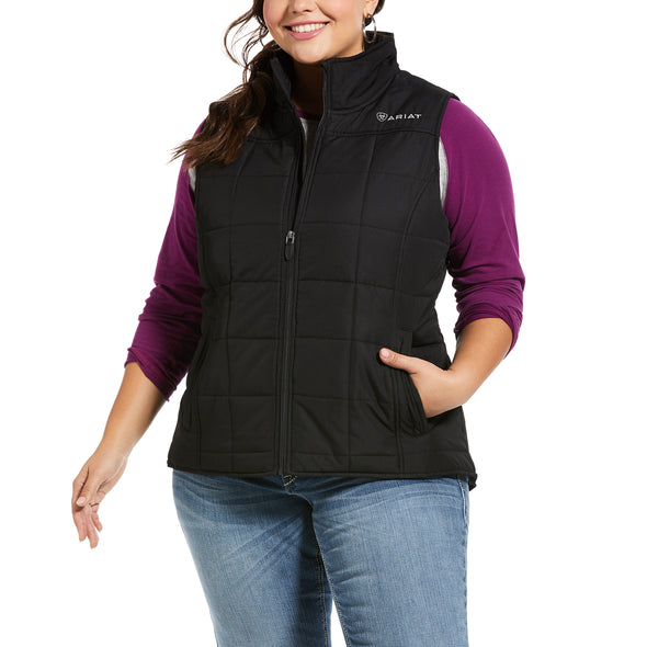 Women's REAL Crius Vest 10032984 Black, X-Small by Ariat Extended