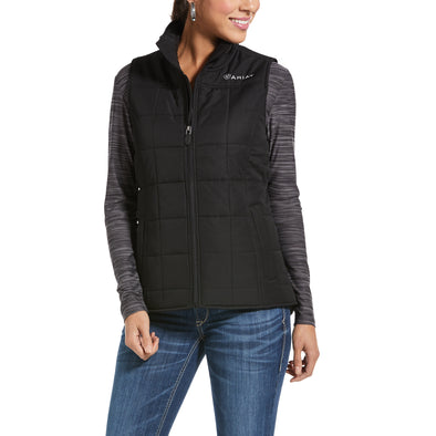 Women's REAL Crius Vest 10032984 Black, X-Small by Ariat