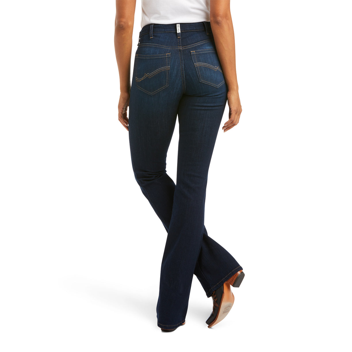 Ariat Women's R.E.A.L. High Rise Ballary Boot Cut Jean 10036813 PENNSYLVANIA back