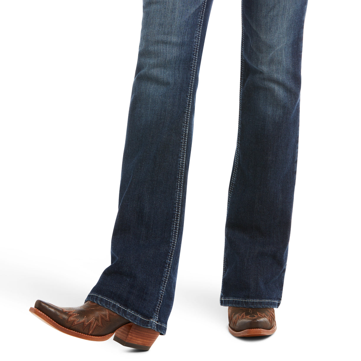 Ariat Women's R.E.A.L. Mid Rise Arrow Fit Beverly Boot Cut Burbank 10037678 leg