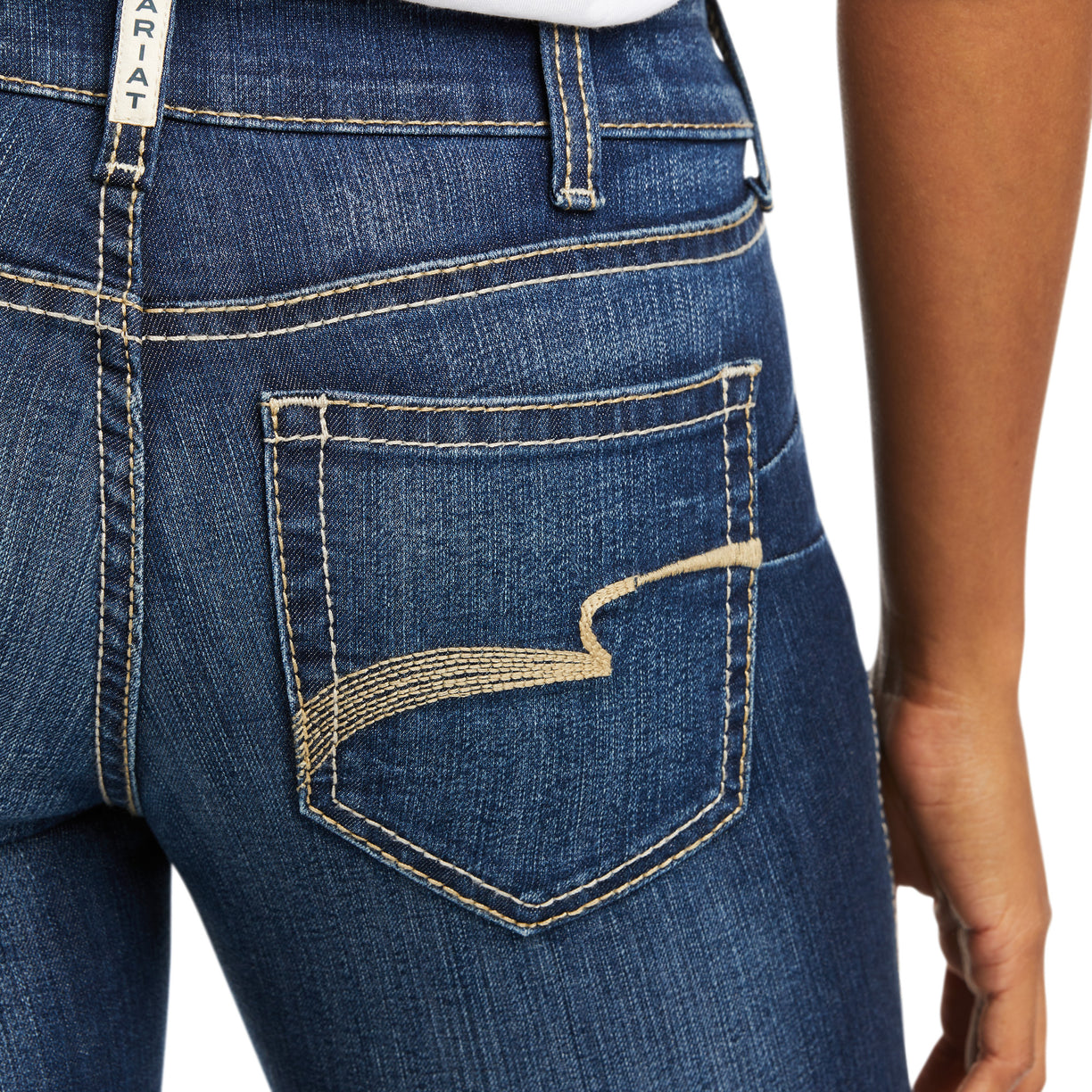 Ariat Women's R.E.A.L. Mid Rise Janet Boot Cut Lita 10037681 detail