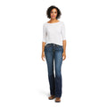 Ariat Women's R.E.A.L. Mid Rise Janet Boot Cut Lita 10037681 full