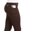 Women's Eos Knee Patch Tight in Chocovine 10037637 Ariat detail