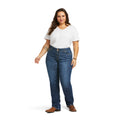 Ariat Women's R.E.A.L.™ Mid Rise Brenda Straight Leg Irvine 10037682 plus full