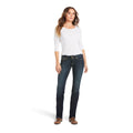 R.E.A.L. Mid Rise Arrow Fit Kylee Straight Leg