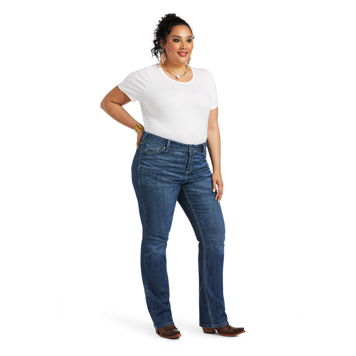R.E.A.L. Mid Rise Kylee Boot Cut