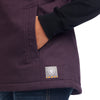 Women's Rebar DuraCanvas Insulated Vest in Plum Perfect 10037590 Ariat pocket