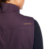 Women's Rebar DuraCanvas Insulated Vest in Plum Perfect 10037590 Ariat detail back