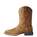 Ariat Men's Hybrid Rancher Boots in distressed brown leather - Side