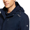 Men's Coastal Waterproof Jacket in Navy Blue, Ariat 10030340 hood