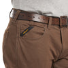Men's Rebar M4 Low Rise DuraStretch Made Tough Stackable Straight Leg Pants in Wren 10034622 Ariat pocket
