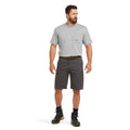 Men's Rebar DuraStretch Made Tough Cargo Shorts in Grey 10034681 Ariat full