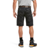 Men's Rebar DuraStretch Made Tough Cargo Shorts in Black Camo 10034682 Ariat back