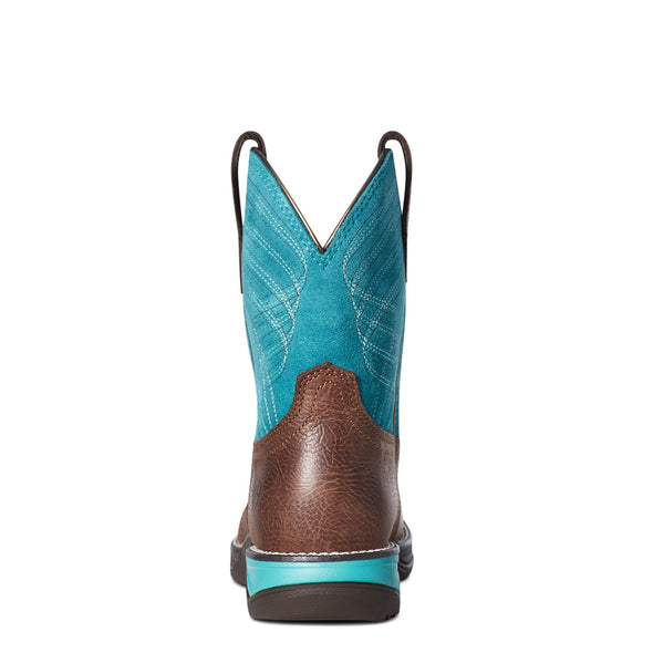 Women's Anthem Shortie Western Boots in Dark Barley 10035776 Ariat heel
