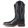 Women's PrimeTime Western Boots in True Black Leather,10035934 Ariat side