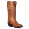 Women's Heritage R Toe Western Boots in Copper Brown, 10035999 Ariat medial