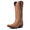 Women's Heritage X Toe Elastic Calf Western Boots in Distressed Brown 10036047 Ariat