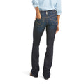 Women's R.E.A.L. Mid Rise Arrow Fit Jocelyn Boot Cut Jeans in Nashville 10036087 Ariat back