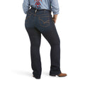Women's R.E.A.L. Mid Rise Arrow Fit Jocelyn Boot Cut Jeans in Nashville 10036087 Ariat plus back