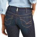 Women's R.E.A.L. Mid Rise Arrow Fit Jocelyn Boot Cut Jeans in Nashville 10036087 Ariat detail pocket