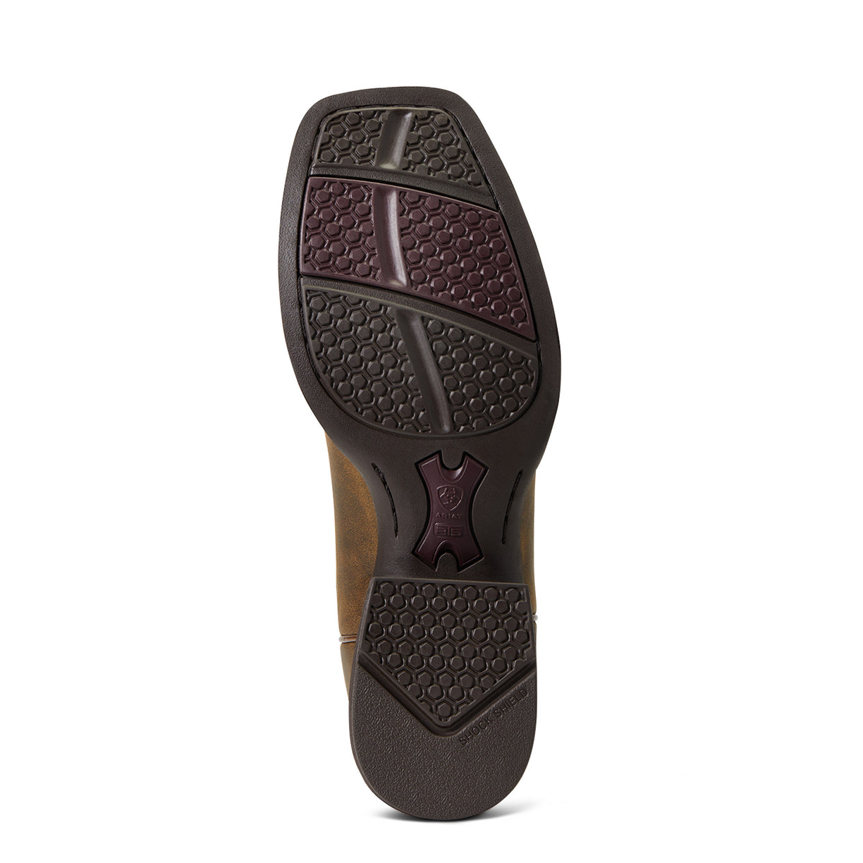 Ariat Men's Brander Boots in Bear Brown Leather Sole