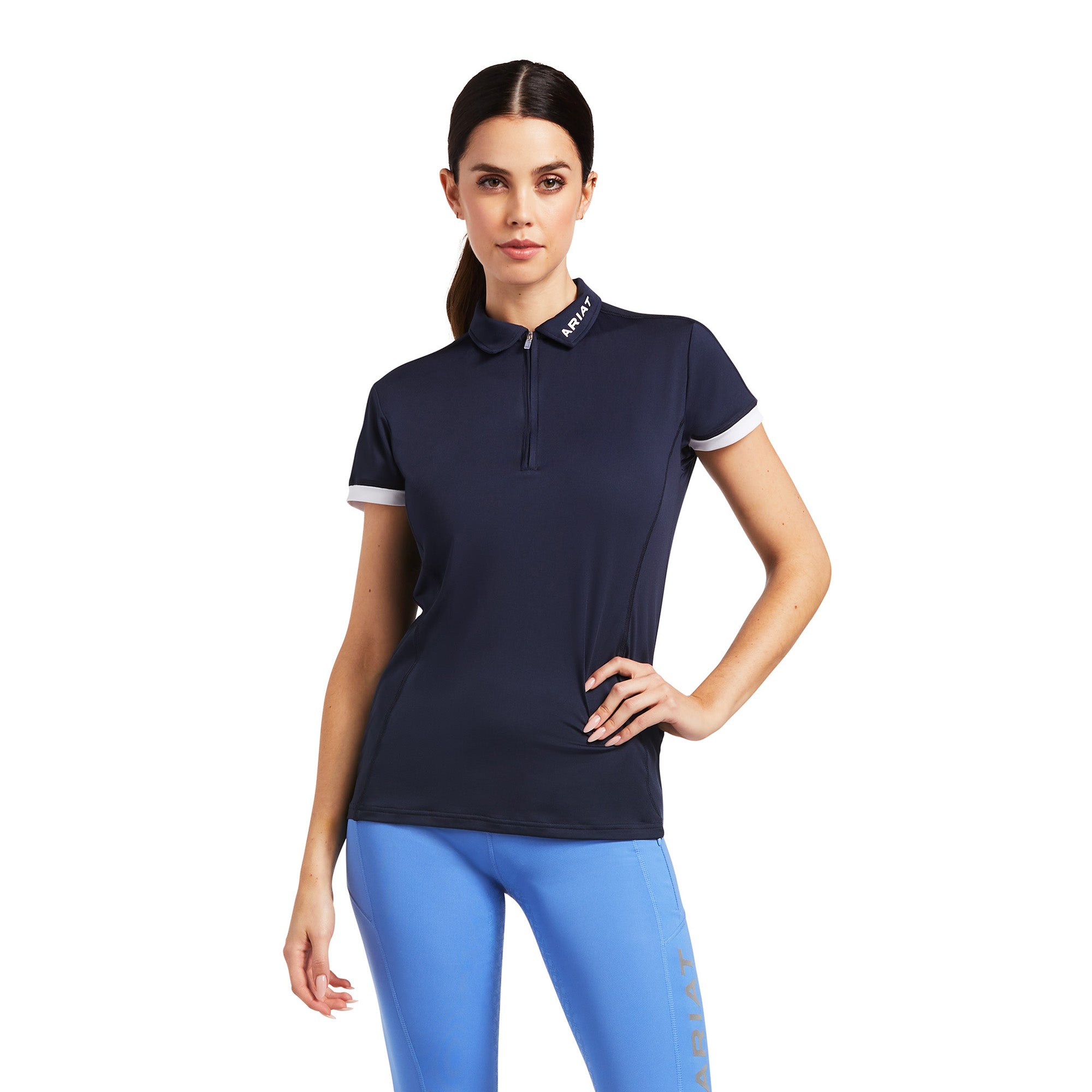 Women's zip front polo shirt Clearance