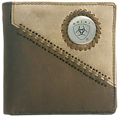 Ariat Bi-fold Wallet - Two Toned Distressed WLT2100A