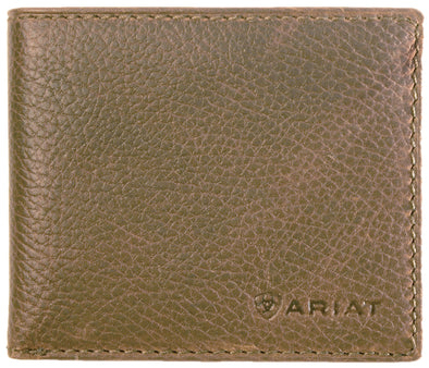 Ariat Logo Wallet Distressed Brown